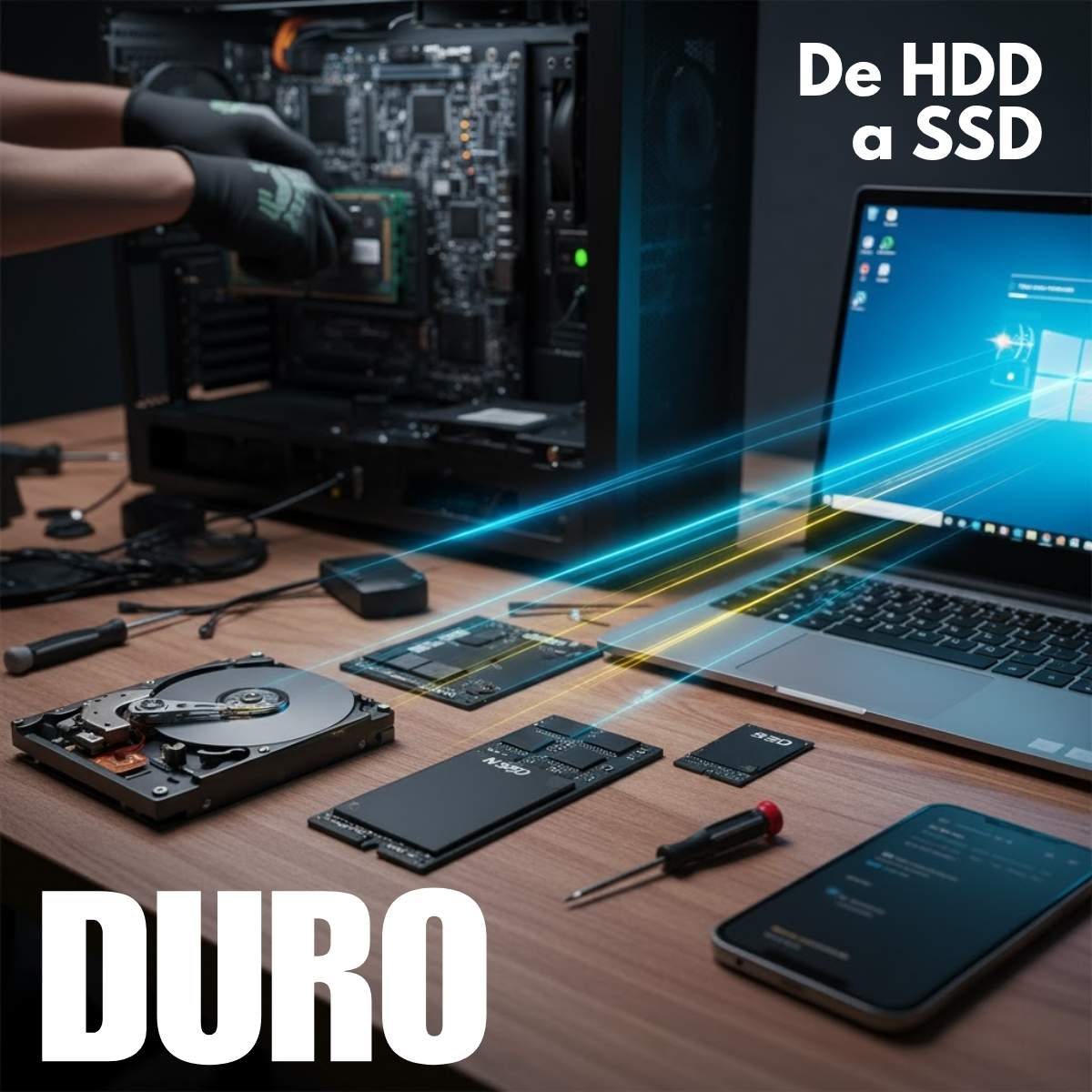Cambia tu disco duro a un SSD