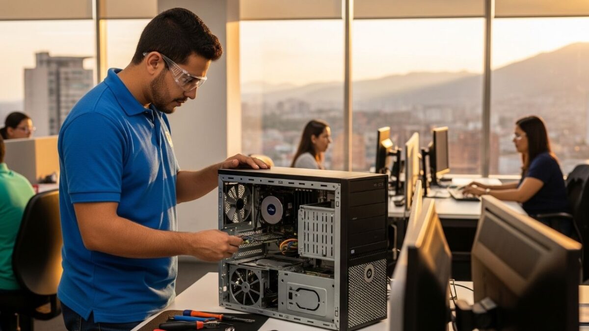 Mantenimiento preventivo de computadoras en Chacao en sitio o a domicilio o en taller